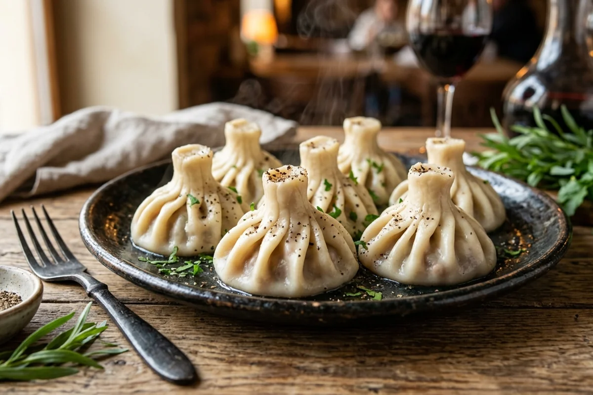Khinkali dumplings