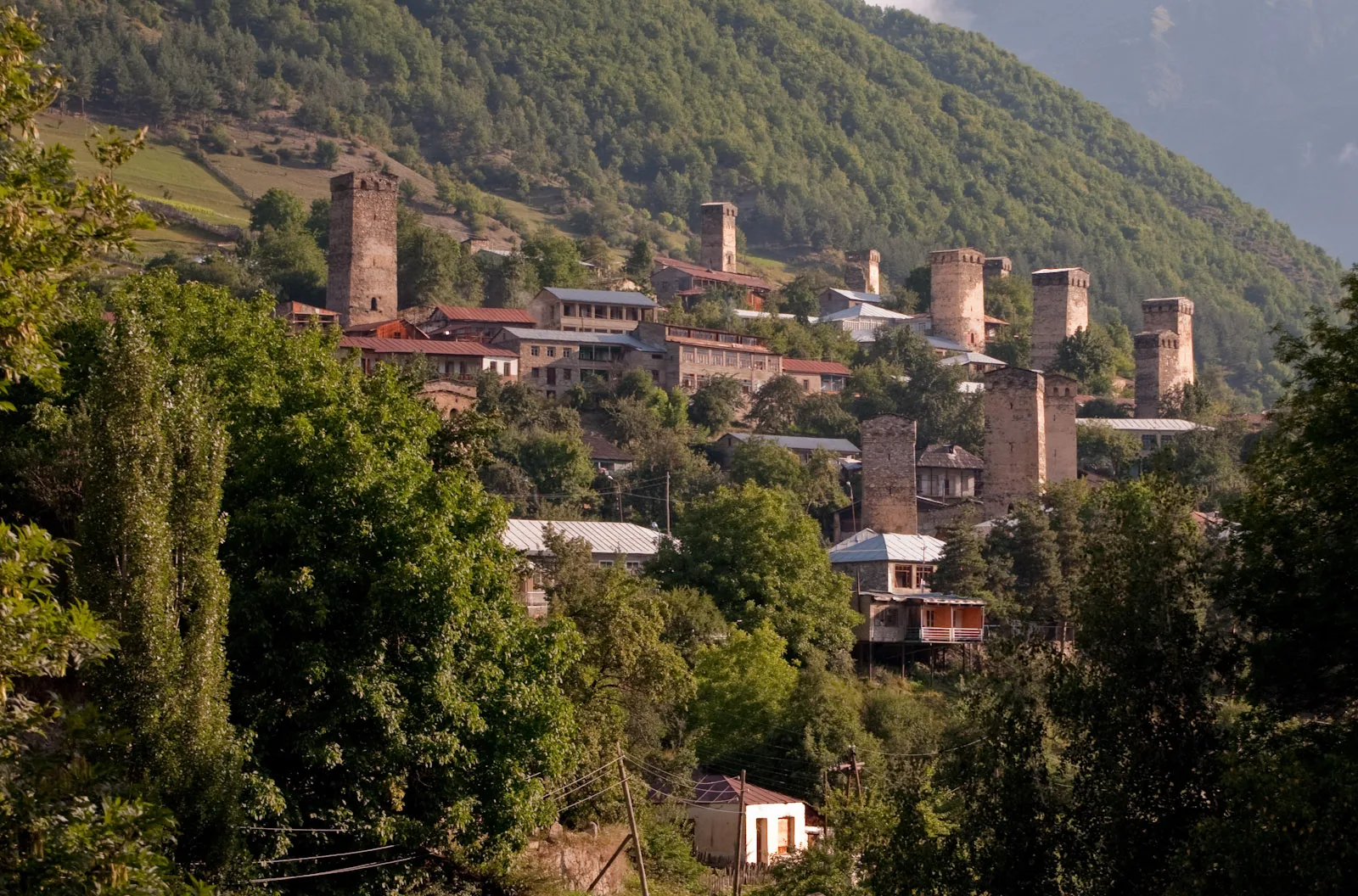 Mestia Svaneti Caucasus Town